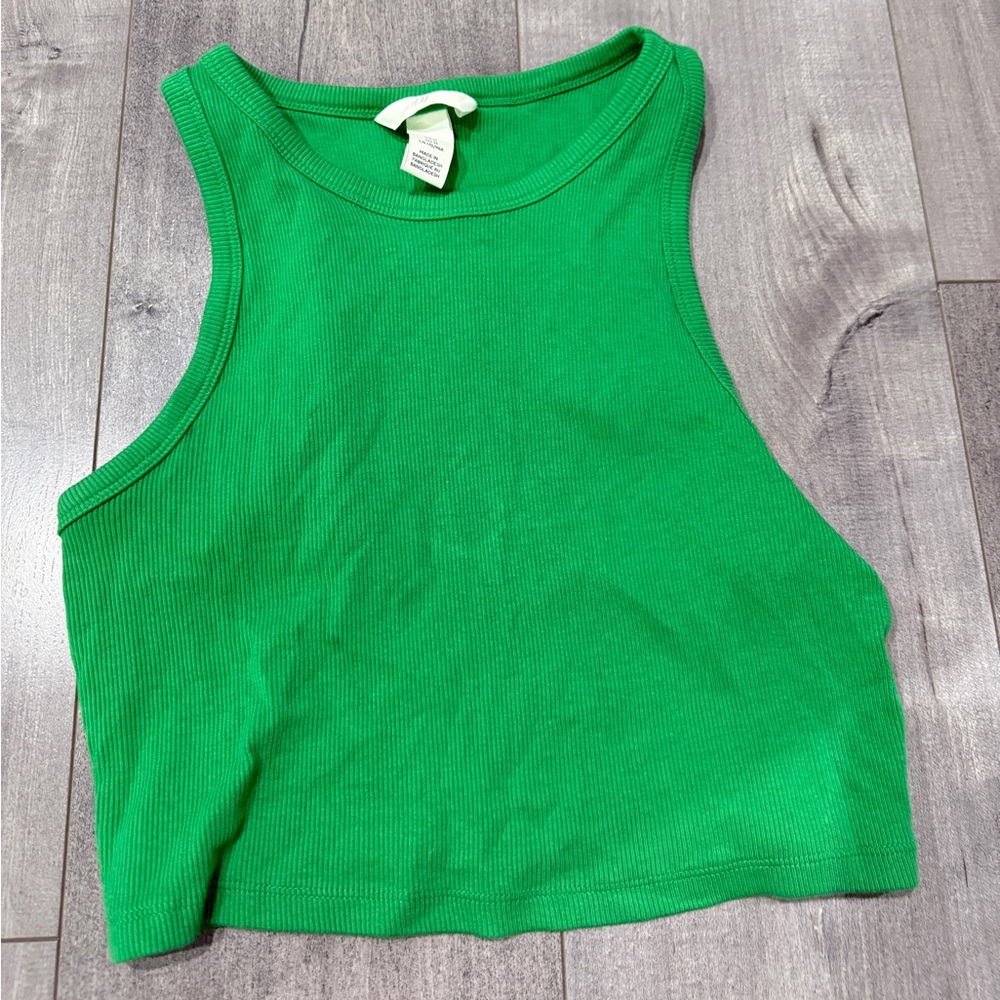 H&M Vibrant Green Tank Top